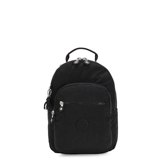 Kipling Seoul Small Classic Tablet Hátizsák Fekete | HU 1608WN